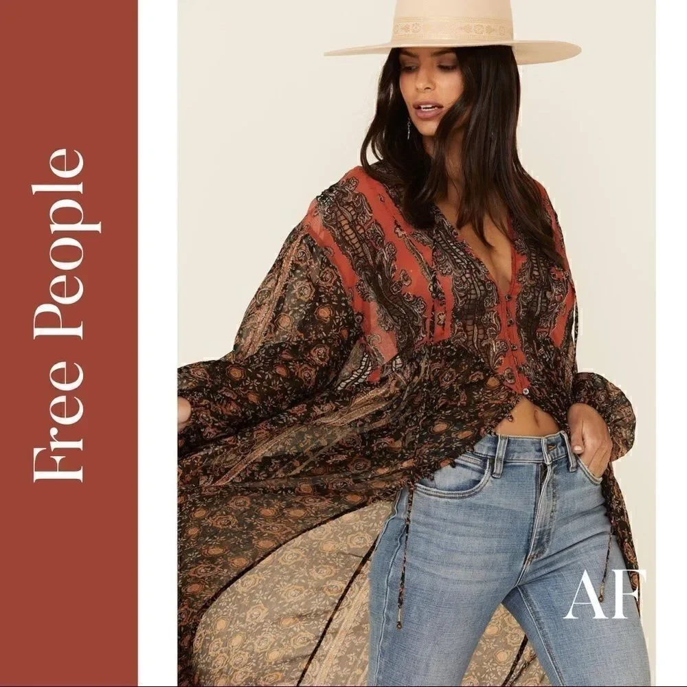 FREE PEOPLE FREE FLOWING MAXI TOP